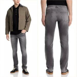 FRAME Denim Men's L’Homme Slim Jeans in Noah Gray Wash, size 31